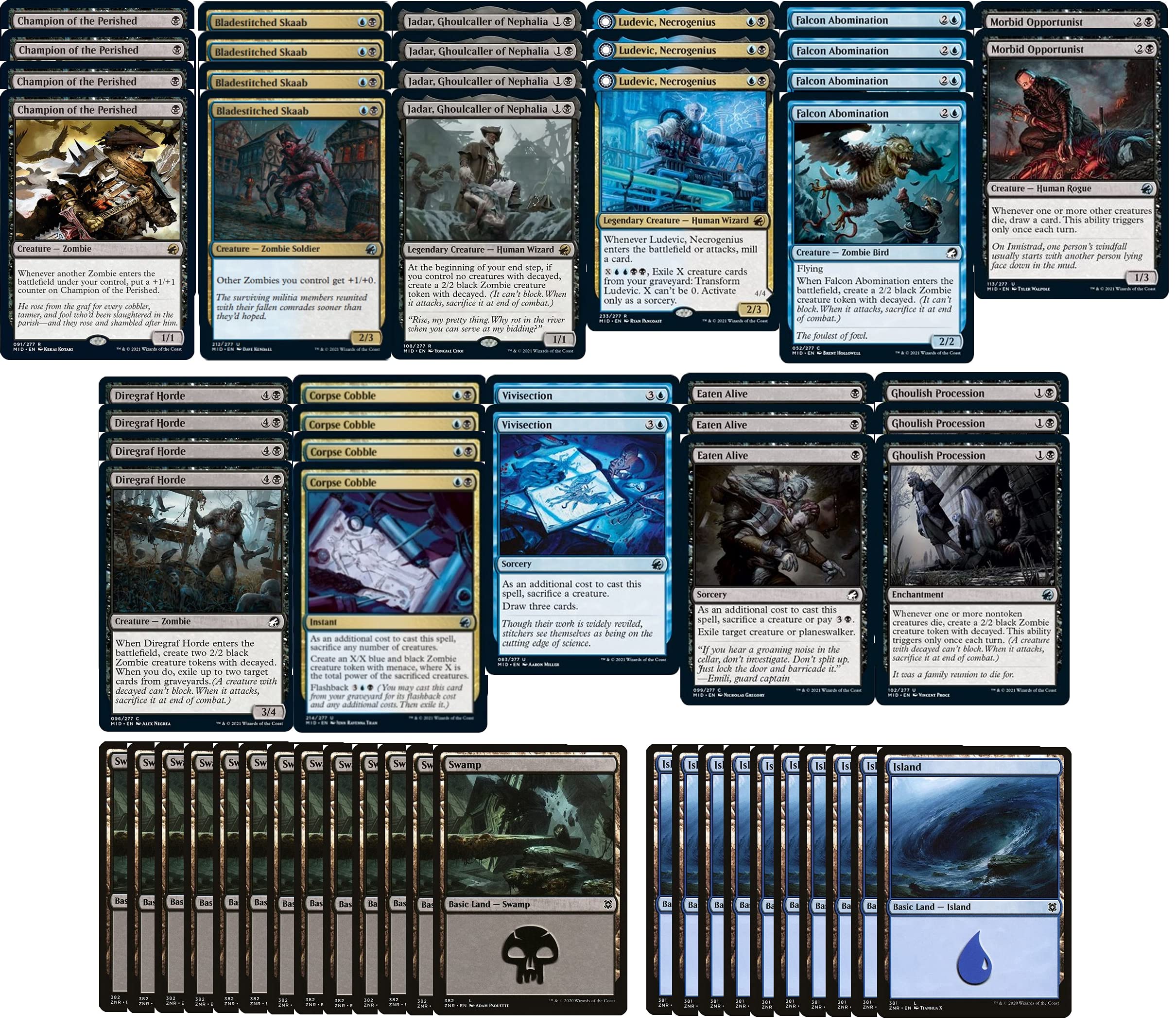 Amazon.com: Elite Dimir Zombie Deck - Blue Black - Very Powerful